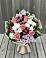 Букет цветов из: Альстромерии, Гвоздики, Розы и Хризантемы в Сиверском