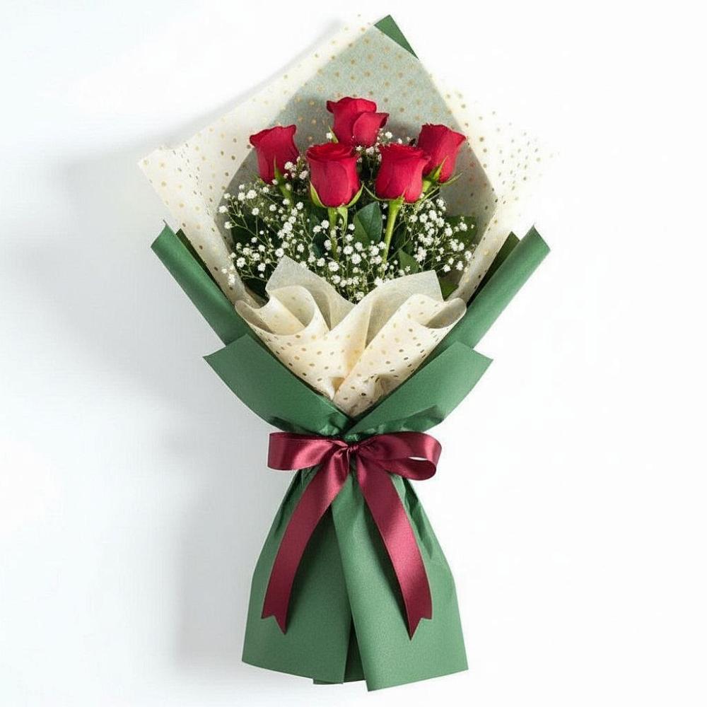 Букет цветов из: Розы в Сиверском