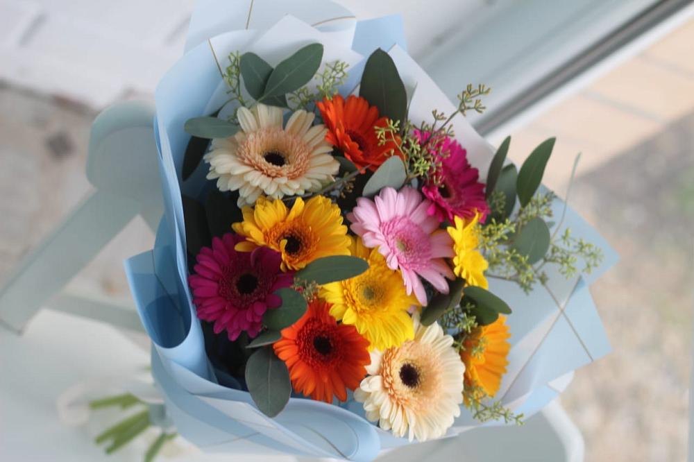 Букет цветов из: Герберы в Сиверском