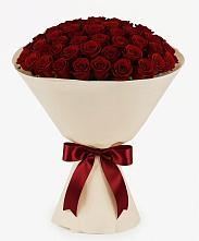 Букет 101 Бордовая роза Блэк Бакарра в Сиверском