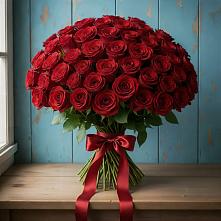 Букет Красные розы Блэк Меджик в Сиверском