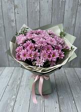 Букет цветов из:  Хризантемы в Сиверском