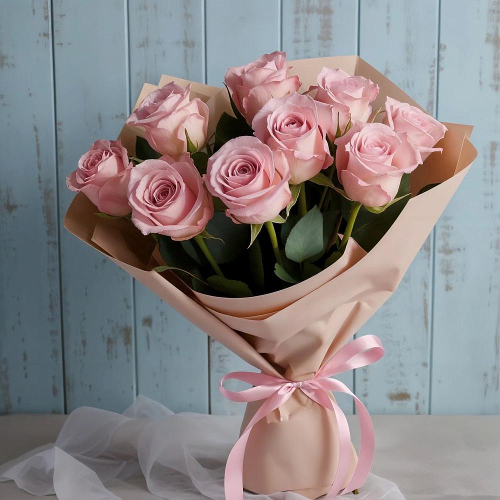 Букет цветов из: Розы в Сиверском