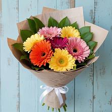 Букет цветов из:  Герберы в Сиверском