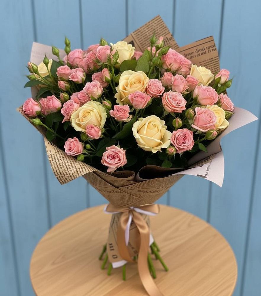 Букет цветов из: Розы в Сиверском