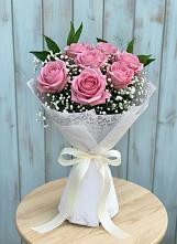 Букет цветов из:  Розы в Сиверском