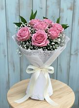 Букет цветов из:  Розы в Сиверском