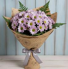 Букет цветов из:  Хризантемы #REPLACE_PRED# Сиверском