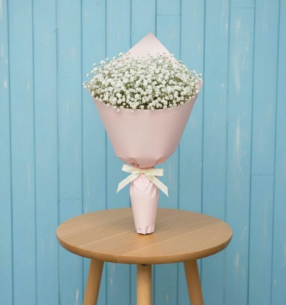 Букет цветов из: Гипсофила в Сиверском