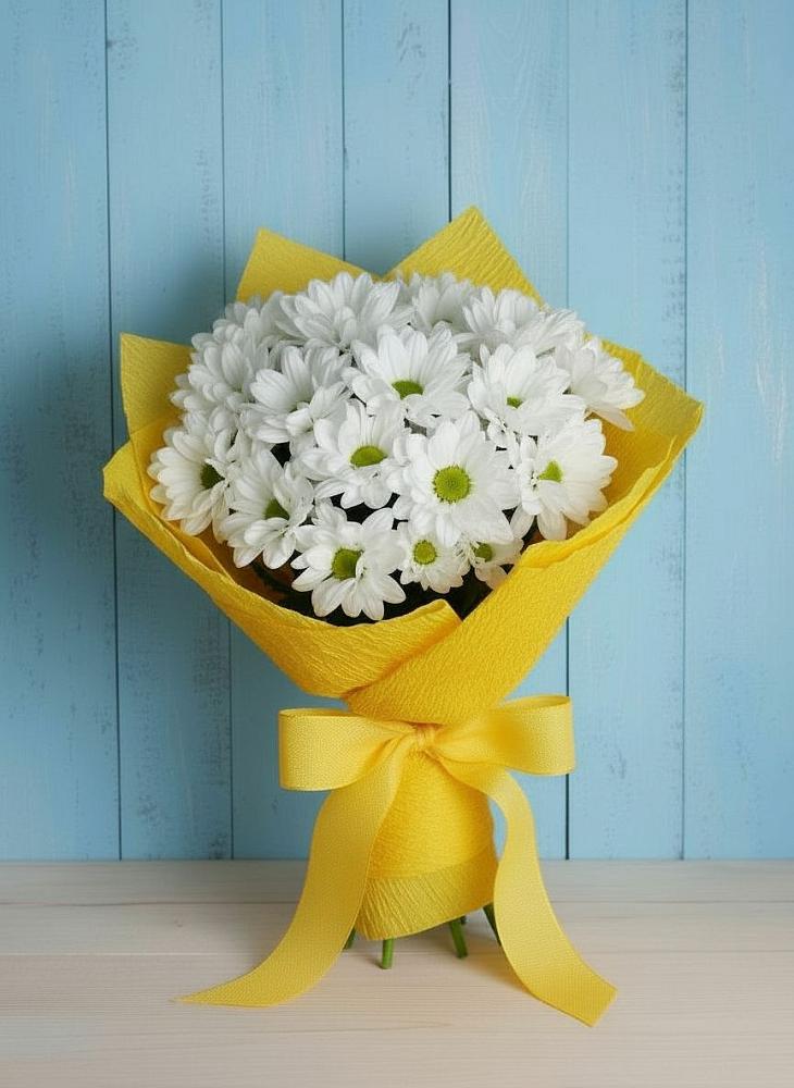 Букет цветов из: Хризантемы в Сиверском