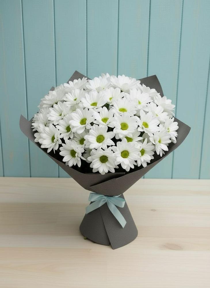 Букет цветов из: Хризантемы в Сиверском