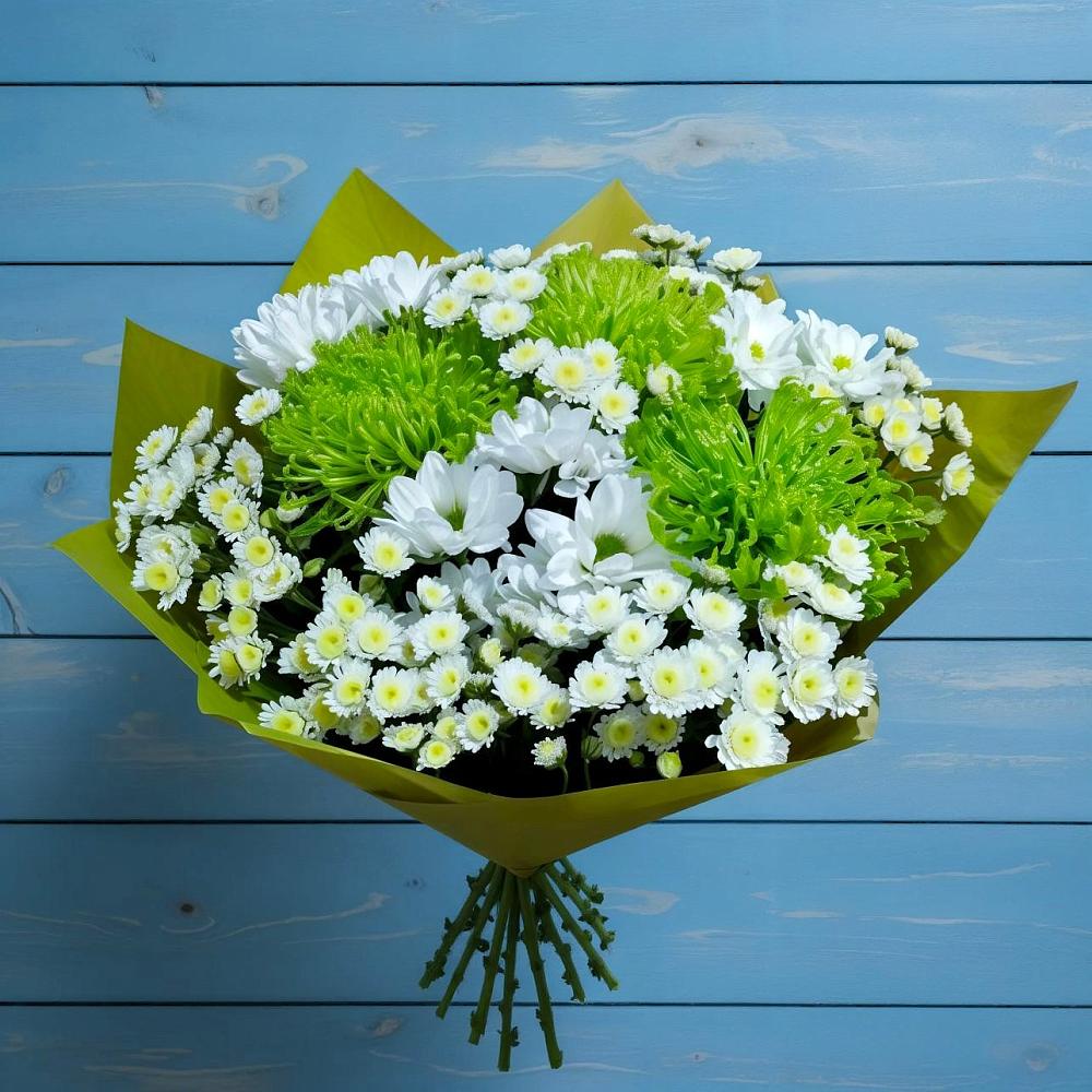 Букет цветов из: Хризантемы в Сиверском