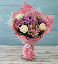 Букет цветов из:  Герберы в Сиверском
