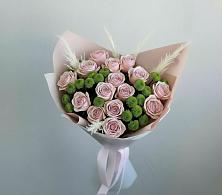 Букет цветов из:  Розы и Хризантемы в Сиверском