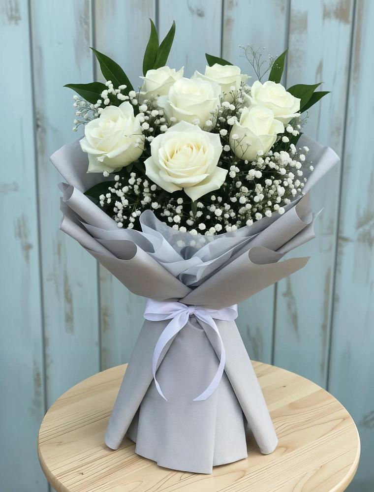 Букет цветов из: Розы в Сиверском