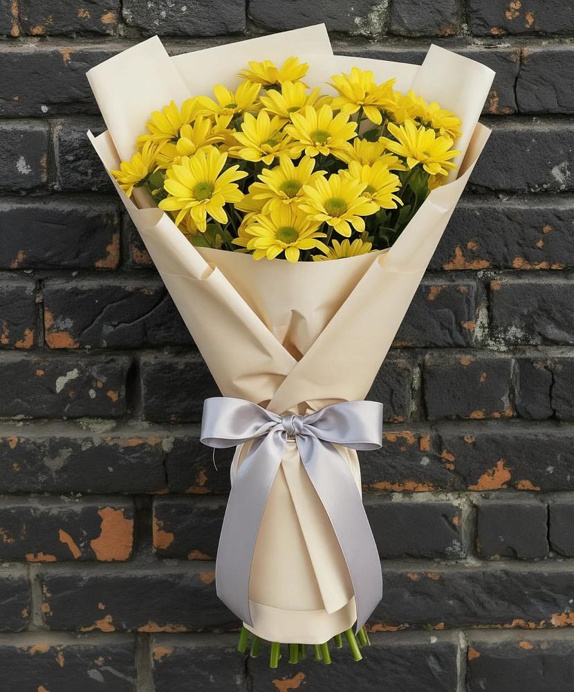 Букет цветов из: Хризантемы в Сиверском