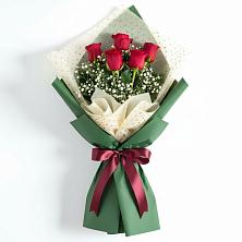 Букет цветов из:  Розы в Сиверском